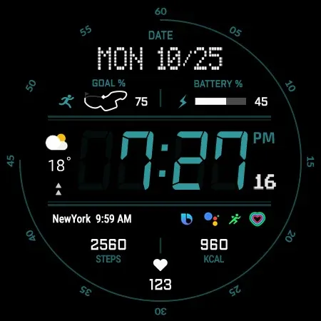 ACRO Enegy Fit Rev watchface screenshot 29
