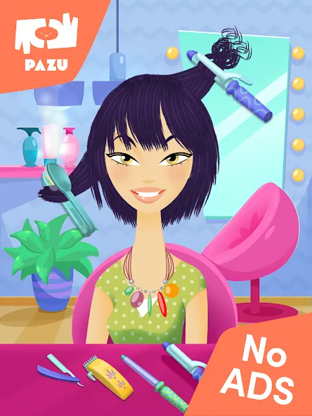 Salão de cabeleireiro meninas screenshot 9
