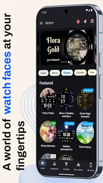 StarWatchfaces - Wear OS Shop screenshot 1