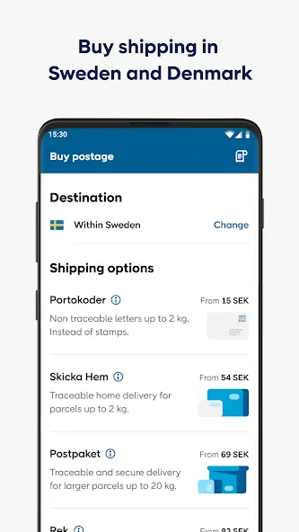 PostNord: Track & Send Parcels screenshot 5