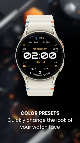 EXD195: Digital Watch Face screenshot 5