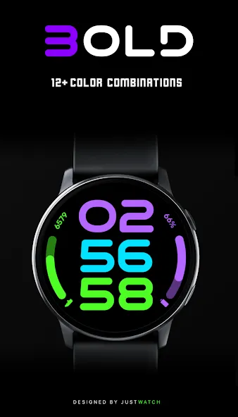 Bold WatchFace screenshot 3