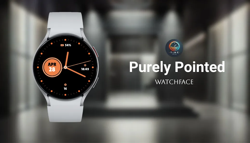 Purely Pointed Watch Face screenshot 1