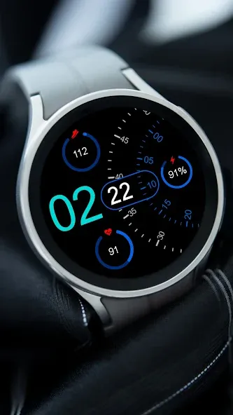 Pixel Rotary URX95 Watch face screenshot 4