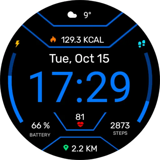 Digital Mites Watch face screenshot 18