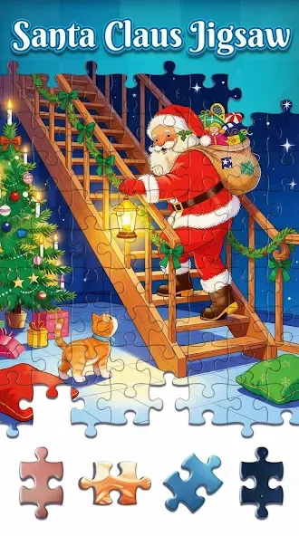 Santa Jigsaw HD screenshot 4