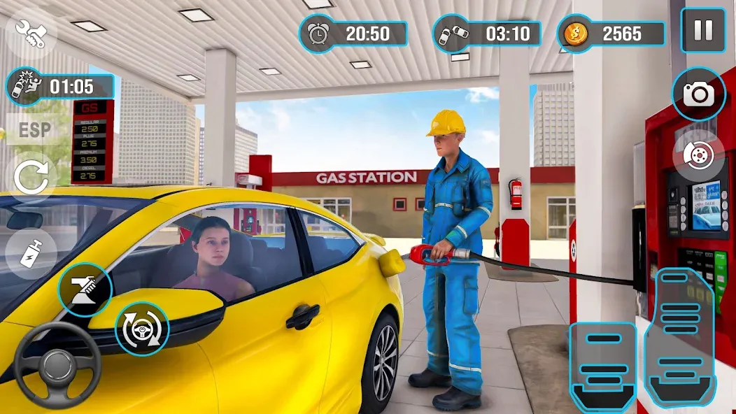 Gas Station Pumping Game 2025 screenshot 1