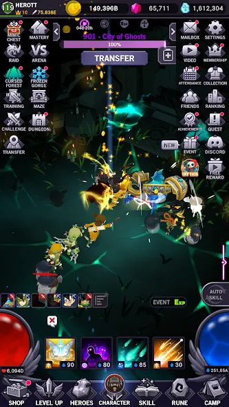 AFK Dungeon : Idle Action RPG screenshot 7