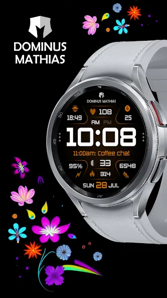 DM093 Futuristic Data Watch screenshot 1