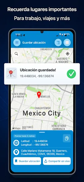 Guarda Ubicación GPS screenshot 1
