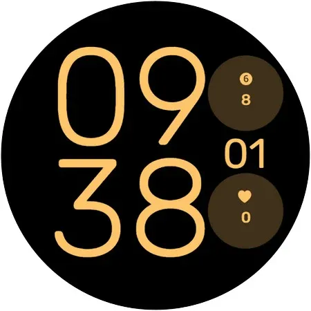 Simple II - Wear OS Watchface screenshot 4