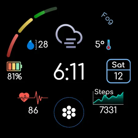 Digital Watchface D14 screenshot 26