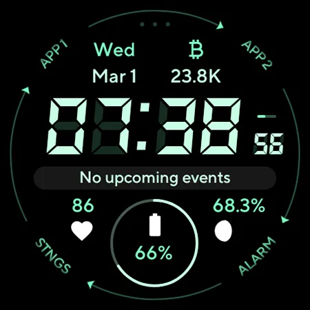 Marine Digital: Watch face screenshot 11