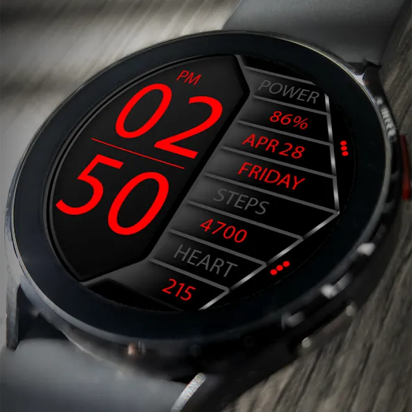 Key044 Digital Watch Face screenshot 1