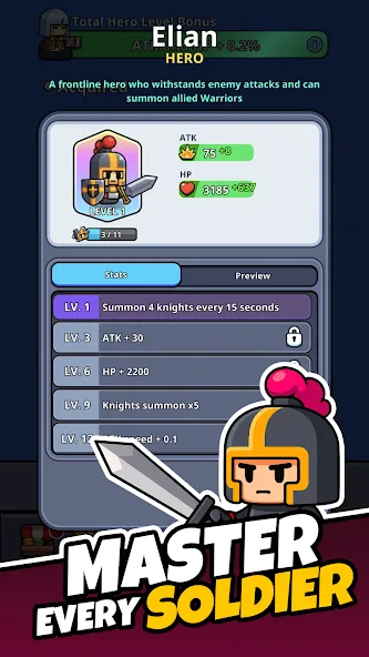 작은 전사들의 돌진: 타워 디펜스 screenshot 4