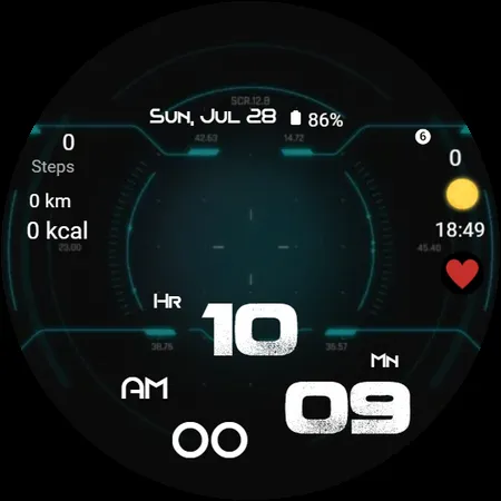 Future GUI Animated Watch Face screenshot 5