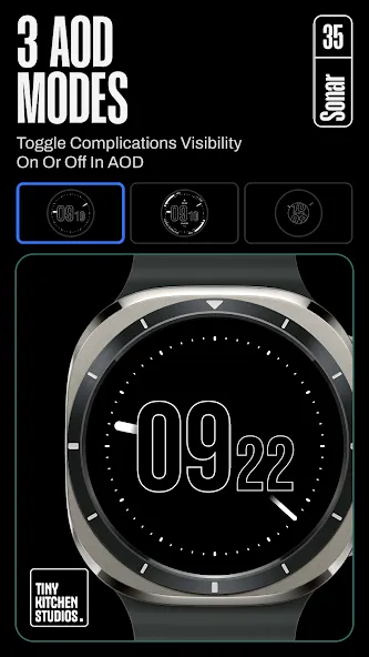 TKS 35 Sonar Watch Face screenshot 4