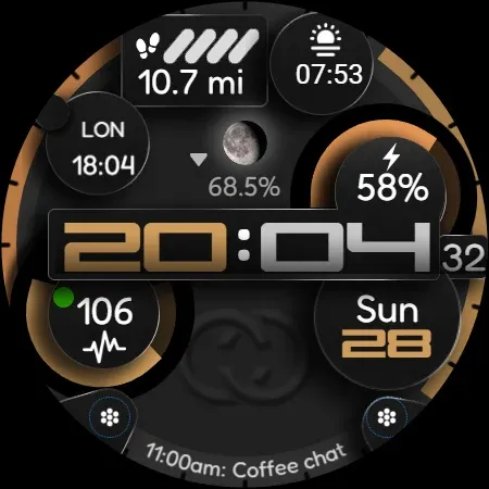 Digital Watch Face CUE110 screenshot 11