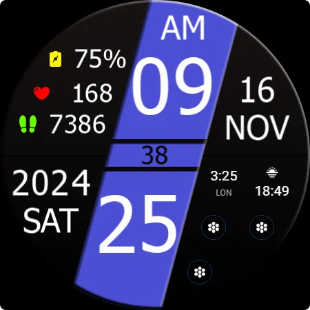 Key WF53 Digital Watch Face screenshot 25