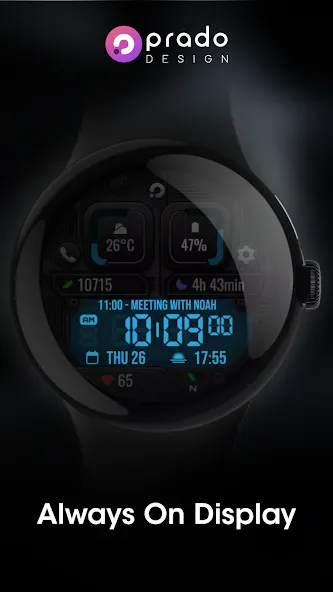 PRADO X105 Digital Watch Face screenshot 6