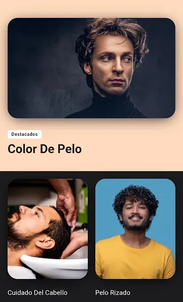 Hombres Peinados y Corte Pelo screenshot 2