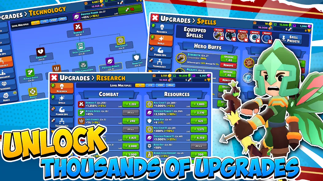 Idle Hero TD defensa de torres screenshot 3