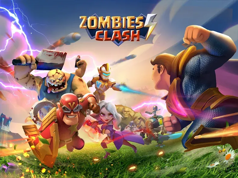 Zombies Clash: Superheroes War screenshot 7