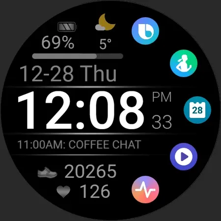 PW85 App Launch Watch Face screenshot 34