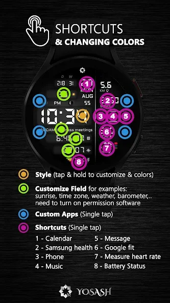A445 Digital Health Face screenshot 8
