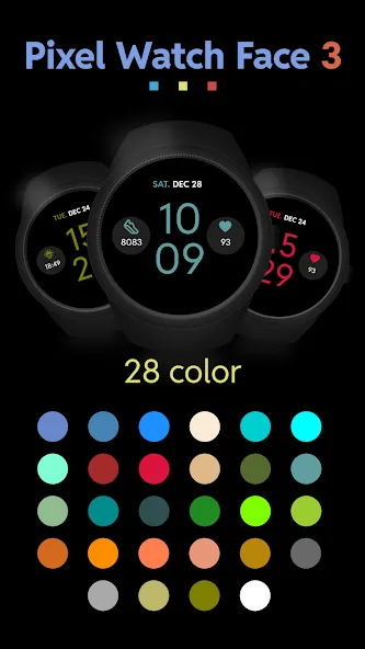 Pixel Watch Face 3 screenshot 3