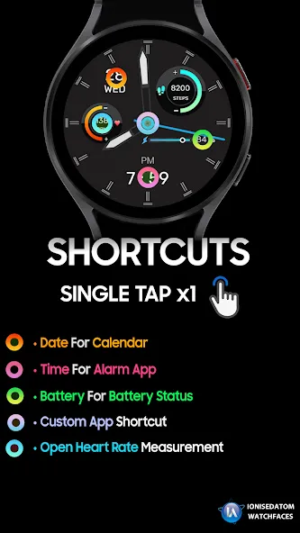 IA105 Hybrid Watchface screenshot 6