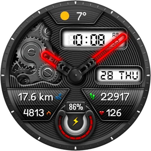 NERDAN URX136 Watch face screenshot 18