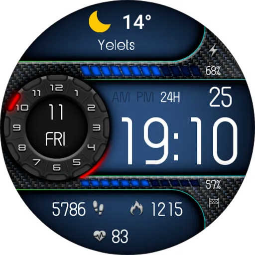 Digital Odaxuwo Watch face screenshot 22