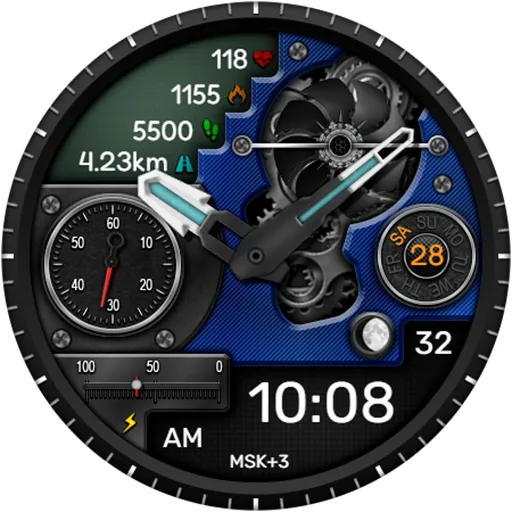 Hybrid GIIS URX78 Watch face screenshot 21