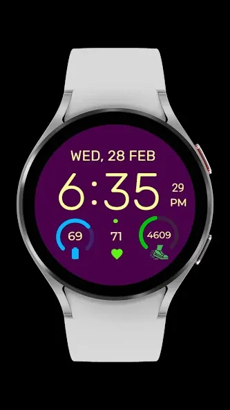 Watch Face Digital EasyRead D1 screenshot 5