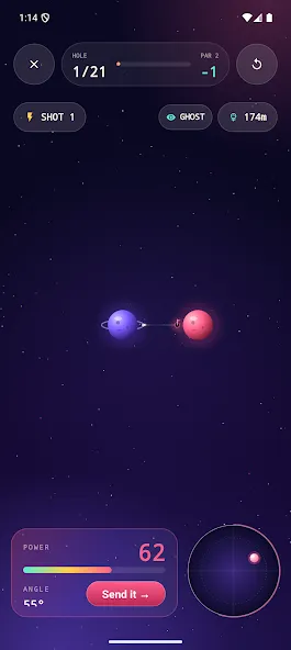 Gravity Golf screenshot 2