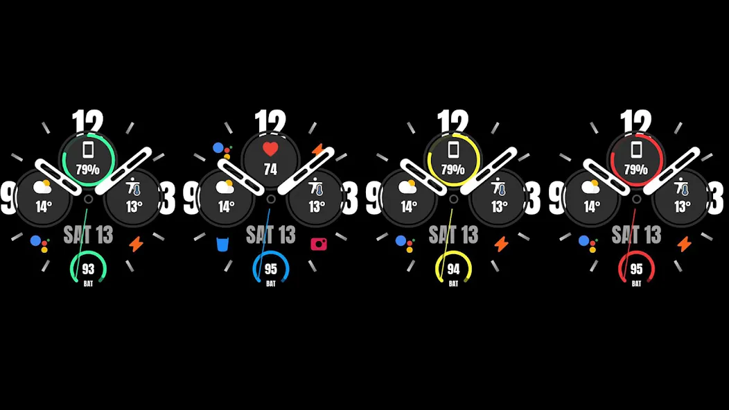 Nighty Analog 19 - watch face screenshot 16