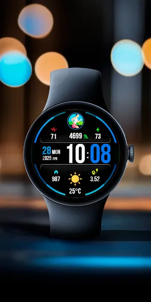 Digital PulseMotion Watch Face screenshot 4