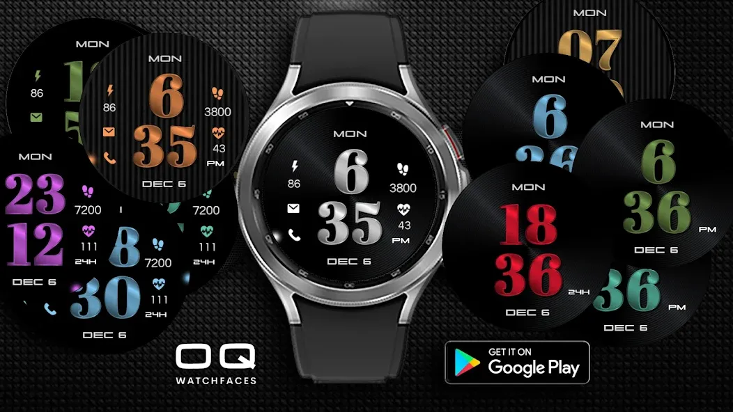 Digital Basic 3b Wear OS 4+ screenshot 1
