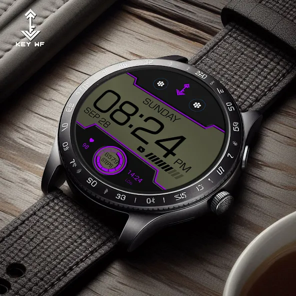 Key WF96 Digital Watch Face screenshot 6