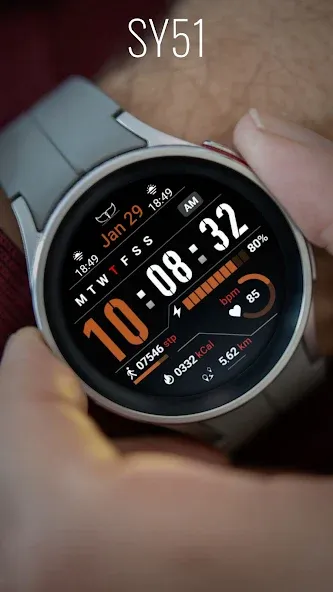 SY51 Watch Face for Wear OS screenshot 5