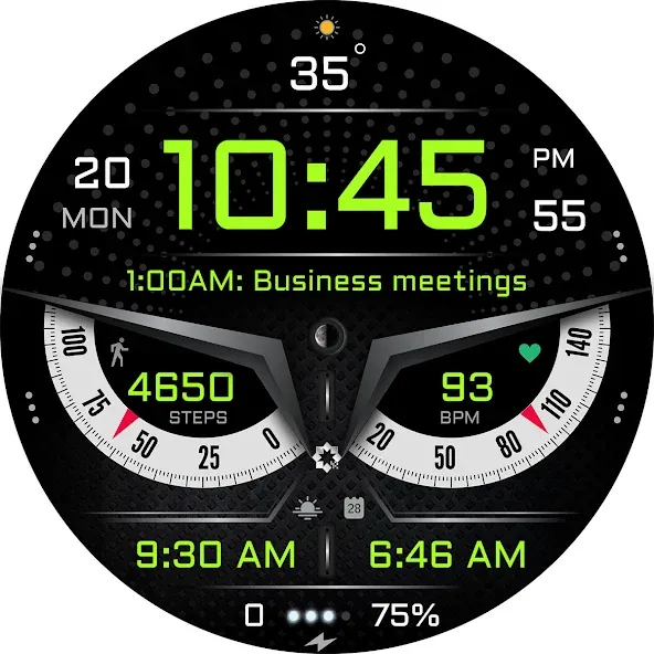 A475 Angry Eyes Digital Face screenshot 27