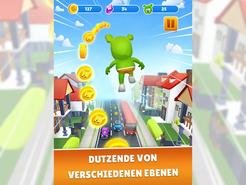 Gumibär run-Endlose Laufspiele screenshot 8