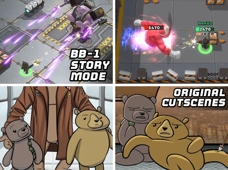 BATTLE BEARS HEROES Mini MOBA screenshot 11
