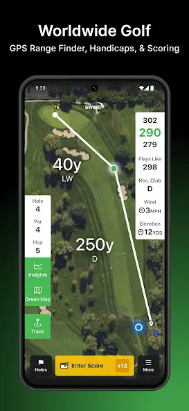 SwingU: Golf GPS Range Finder screenshot 1