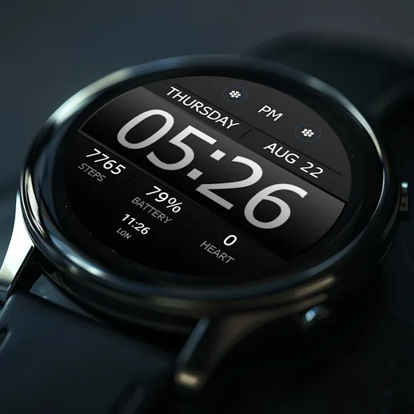 Key WF40 Digital Watch Face screenshot 6