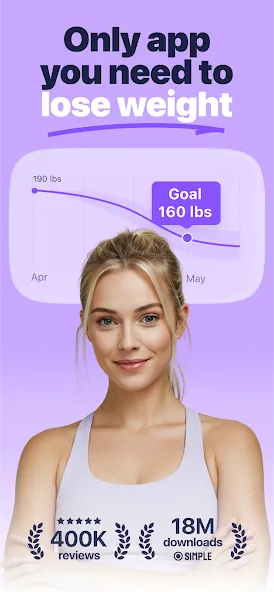 Simple・AI Weight Loss & Health screenshot 1