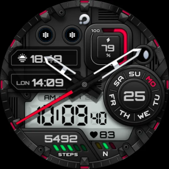 PRADO X101 Hybrid Watch Face screenshot 8