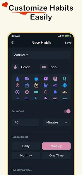 Habit360 Habit Tracker & To-do screenshot 2