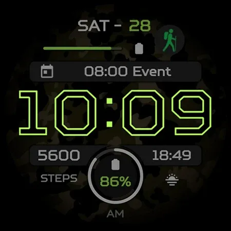 TACT Q: Watch face screenshot 9